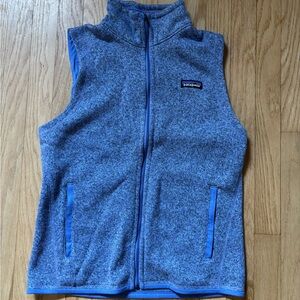 Patagonia Heathered Blue Fleece Vest